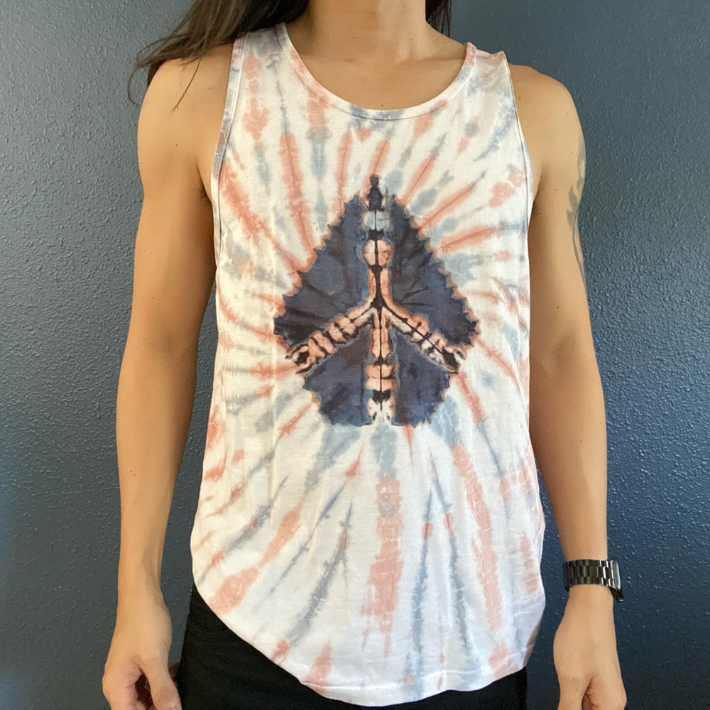 Volcom tank top tiedye small